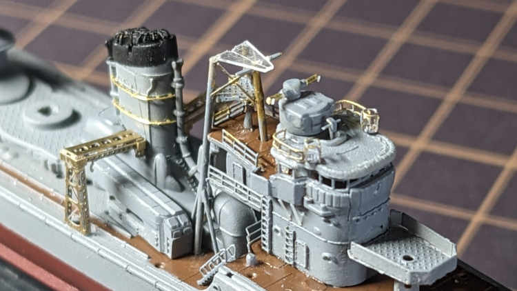 駆逐艦雪風の艦橋の製作